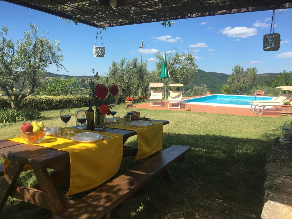 Villa San Regolino Whit Private Pool Radicondoli Екстер'єр фото