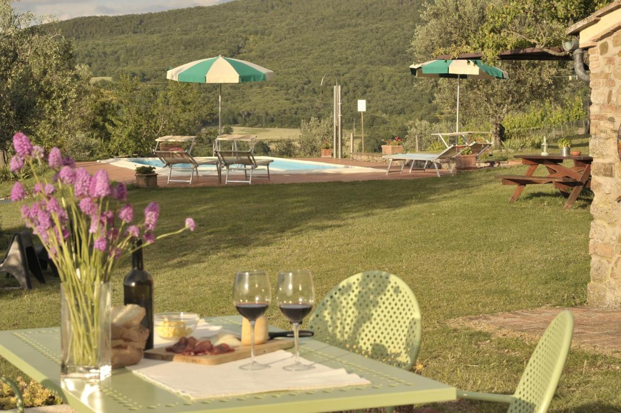 Villa San Regolino Whit Private Pool Radicondoli Екстер'єр фото